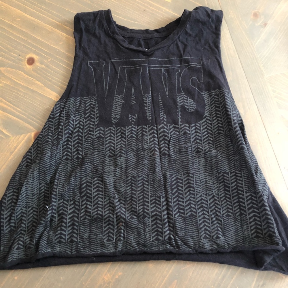 Vans cropped boxy fit muscle tank